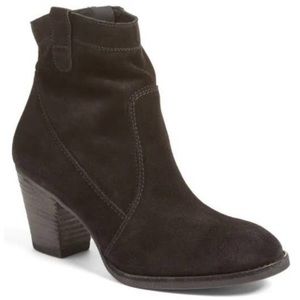 Paul Green “Jax” Gray Suede Booties